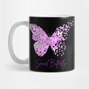 Social Butterfly Personality v1 Mug